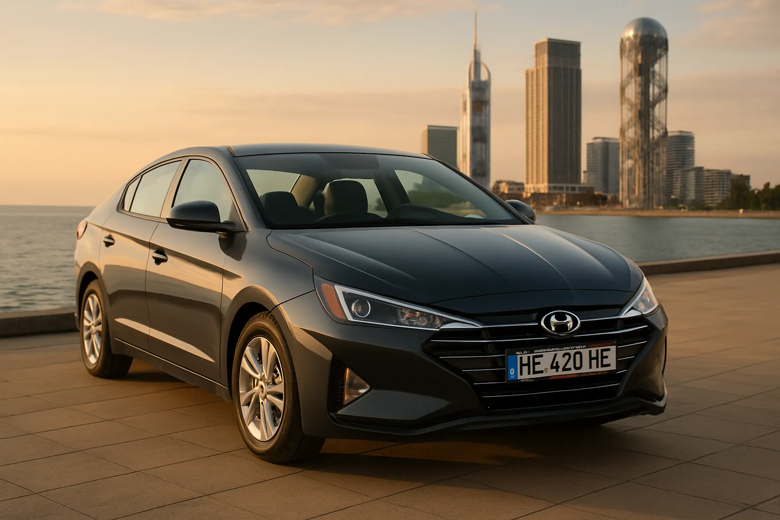 Hyundai Elantra 2020 — ავტომობილის დაქირავება ბათუმში